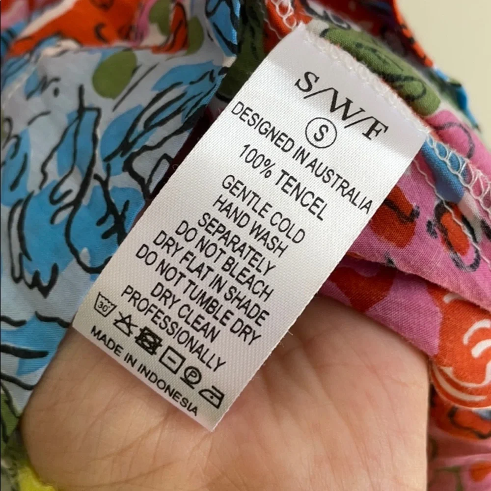 S/W/F floral halter neck maxi guest wedding small dress NWT - Picture 7 of 7